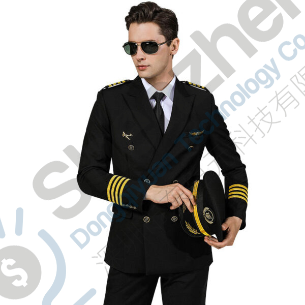 Airline Pilot's Uniform Suit