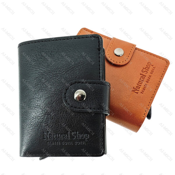 Metal Wallet Slim RFID Blocking Card Holder Wallet Pop Up Card Wallet