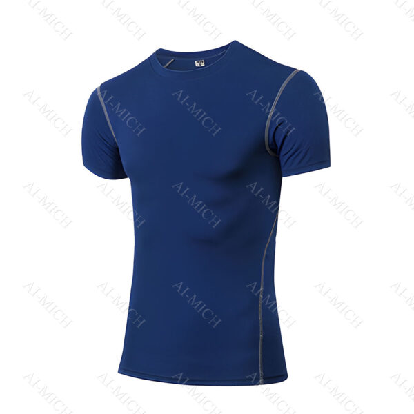 Tshirt Round Neck Fit Short Sleeve Summer Casual Plain