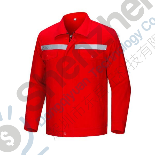 Winter Reflective Strip Thickened Work Cotton Coat